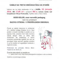 Vabilo na 3. srečanje – Šola za starše 2017/2018