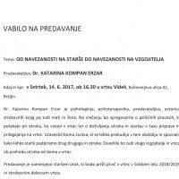 Vabilo na predavanje