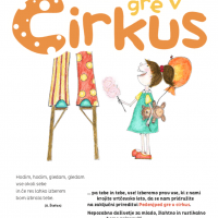 Vabilo na zaključno prireditev Pedenjped gre v cirkus!