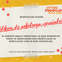 Anketa za starše April 2020