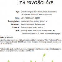 Počitniško varstvo za prvošolčke